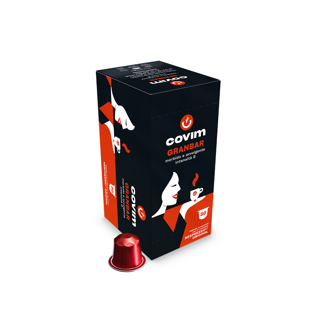 Caffè Covim Granbar 30 capsule compatibili Nespresso