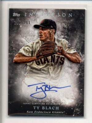 TY BLACH 2018 TOPPS INCEPTION AUTOGRAPH AUTO #196/299 AK1482 ID: 676494