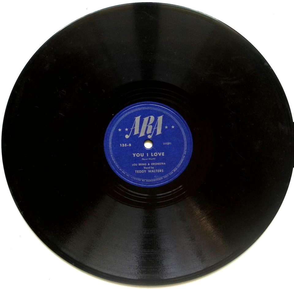 TEDDY WALTERS LOU BRING ORCHESTRA LAUGHING ON THE OUTSIDE/YOU I LOVE 78 RPM 541 Foto 3 de 3