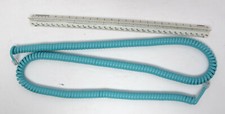 New Telephone Handset Cord - 25' Aqua Blue Modular