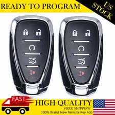 2 For 2016 2017 2018 2019 2020 2021 Chevrolet Camaro Cruze Malibu Remote Key FOB
