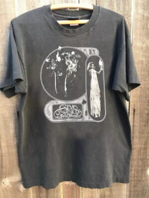 80s Stevie Nicks Mouse Pads, Bella Donna, 1983 Charcoal Unisex Tshirt Reprint