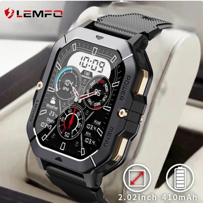 2024 Neu Wasserdicht Bluetooth Anruf Blutdruck Sport Männer Fitness Smartwatch