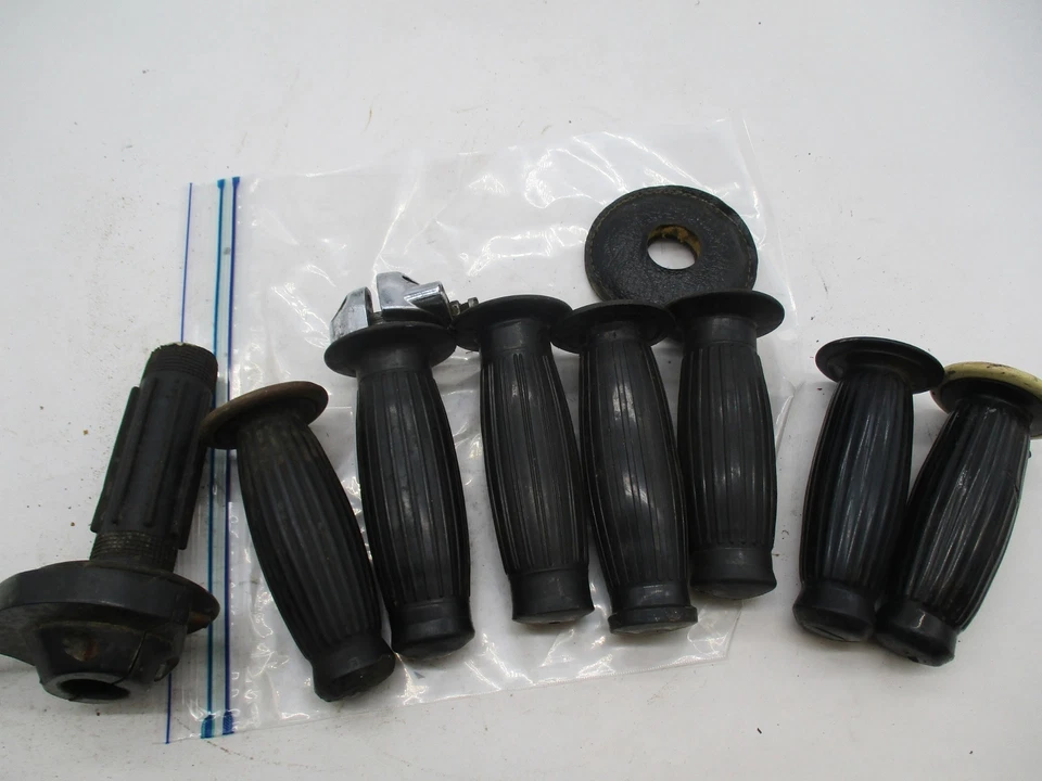 Lote mixto de empuñaduras de manillar vintage para motocicleta ART Beston Brevetatta Foto 2 de 3