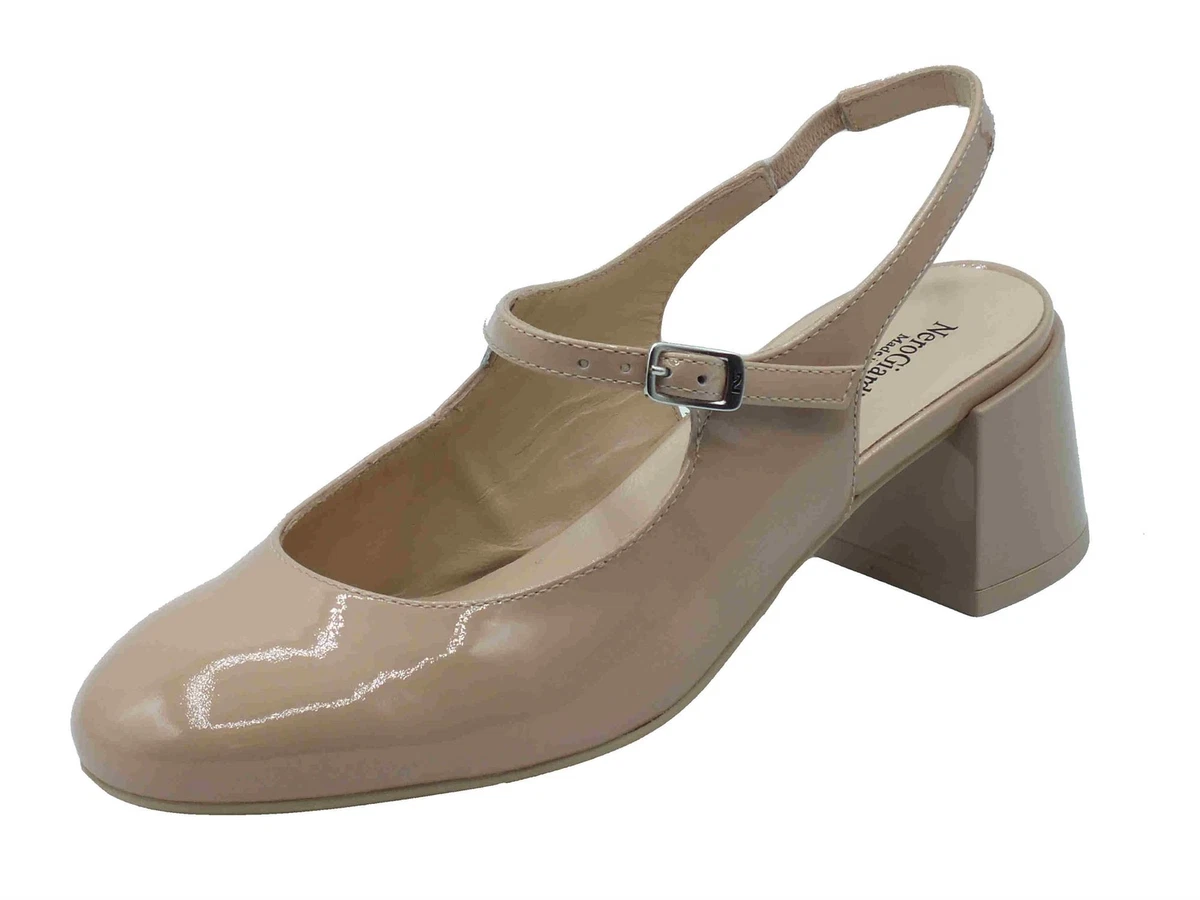 Sandali Tacco Donna Nero Giardini E218654D pelle bovina Bianco