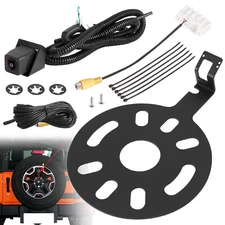 Car Rear View Back Up Camera Reverse Camera For 2007-2018 Jeep Wrangler Spare