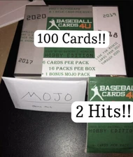Baseball Hobby REPACK Box 1 AUTO & RELIC 16 Pack Grab Lot NO JUNK Read VALUE!