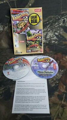 2003 Atari Infogrames Rollercoaster Tycoon 2 PC GAMES CD-ROM CT