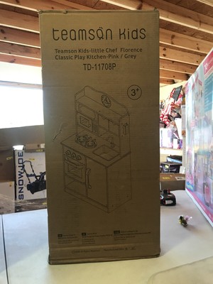 teamson kids little chef florence classic play kitchen