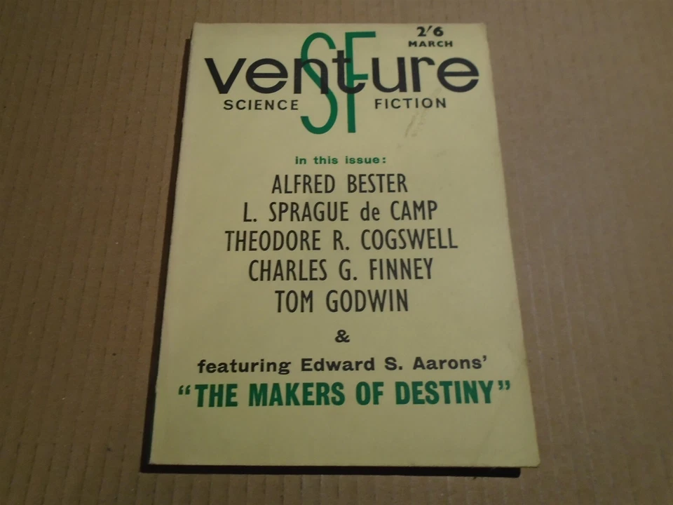 VENTURE SCIENCE FICTION MAGAZINE #7 Pulp March 1964