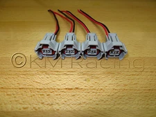 (4x) Denso Fuel Injector Connector Quick Disconnect Pigtails