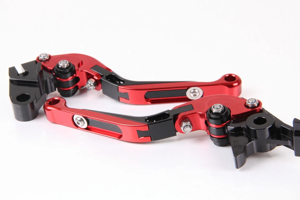 Folding Extendable Brake Clutch Levers For Husqvarna SM 610 /2008-2009-2010 Red - Изображение 2 из 4