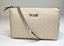 GUESS All-Over Logo Print Crossbody Bag / Purse