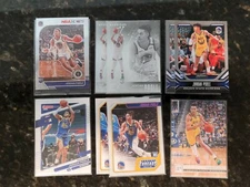 2019-20 Jordan Poole RC Lot (9) Holograms, Premium Hoops, Playback, Threads PINK
