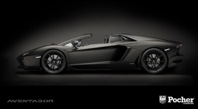 Pocher HK121 1/8 Lamborghini Aventador roadster LP700-4 - Black | eBay
