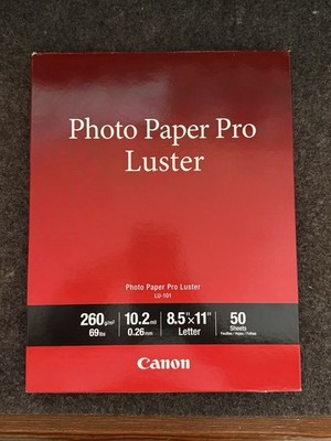 Canon 6211B005 Pro Luster Photo Paper