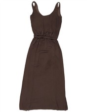 Zara Womens Trafaluc Sleeveless Maxi Dress UK 14 Large Grey FY05