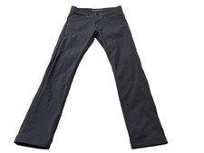 Western Rise AT Pants Stretch Tech Hiking 31x32 Mens Grey Commuter Nylon