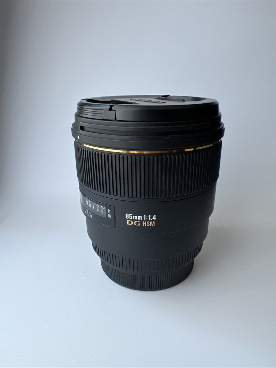 Sigma DG 85mm f/1.4 HSM Canon Ex Mount Lens w/ Lens Hood For Canon