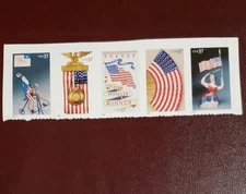 US MNH Postage Stamps-Scott #3776 - #3780 Old Glory 37c from #BK294
