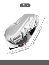 PROTECTION ANTI-UV POUR SIEGE AUTO ENFANT BEBE PARE SOLEIL NEUF GRIS