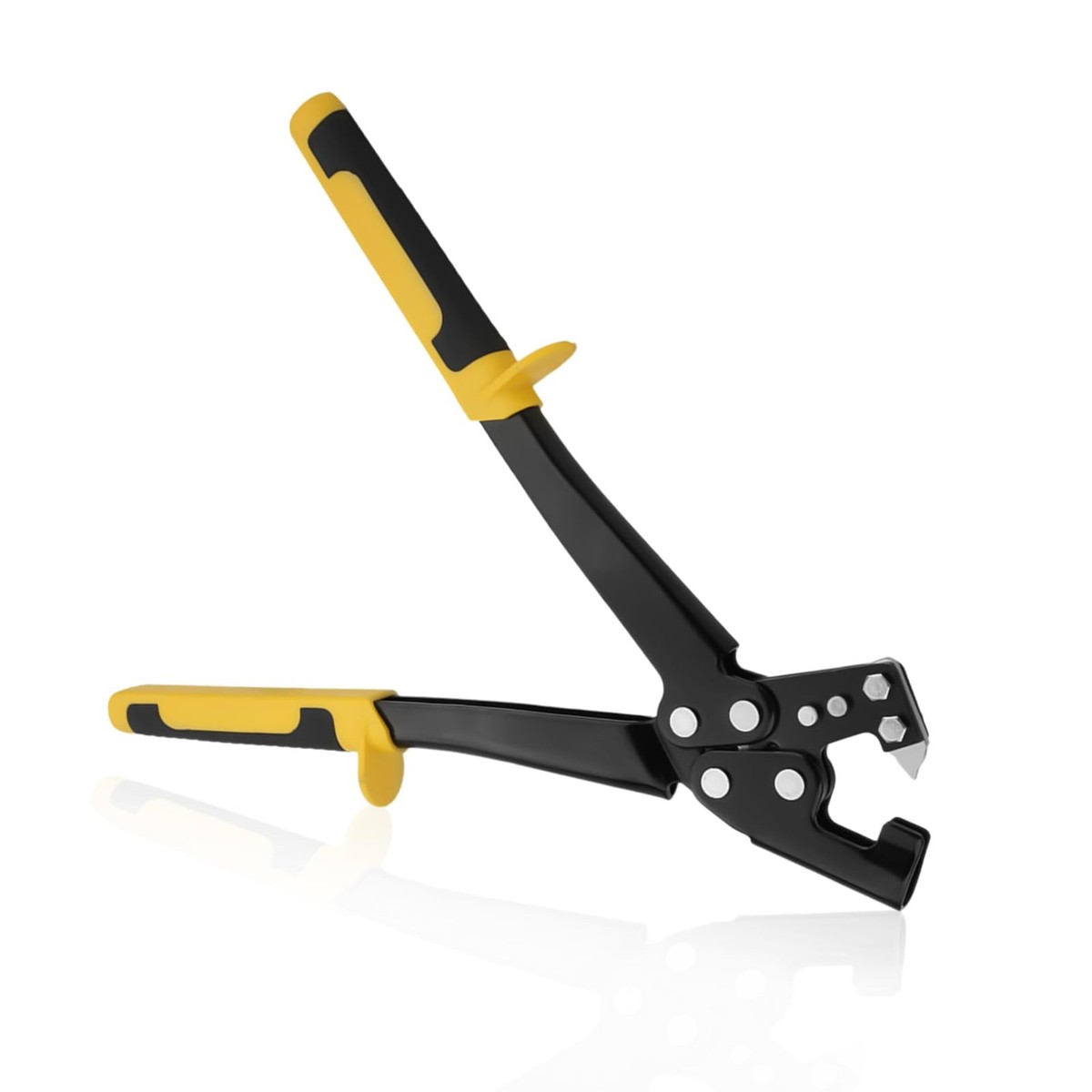 Stud Crimper Tang Punch Lock Crimper Framing Bevestiging Handgereedschap Kiel Board Punch Hole Tool TPR Handvat Punch Metalen slot Droge muur Handje