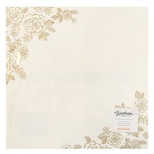 Gingham Garden Specialty Paper 12"X12"-Vellum W/Foil Accents