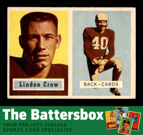Lindon Crow #91 1957 Topps card