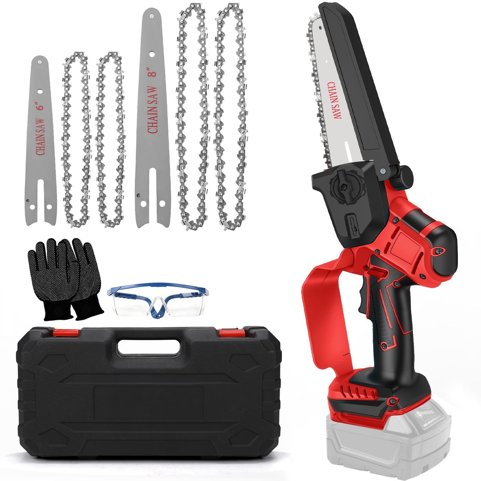 Motosega da Potatura Batteria 18V per Milwaukee | Motore Senza Spazzole