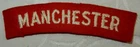 WW2 THE MANCHESTER REGIMENT BRITISH MILITARY SHOULDER TITLE PATCH CLOTH BADGE