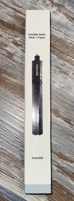 Insta360 2-in-1 Invisible Selfie Stick + Tripod, Aluminum Alloy Black 