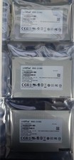Lot Of 3 SSDs Crucial M500 240GB CT240M500SSD1 Samsung 240GB - 100% Life