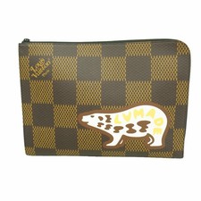 Auth 6hd3716-k LOUIS VUITTON Clutch bag Damier Giant Pochette Jules GM N60...