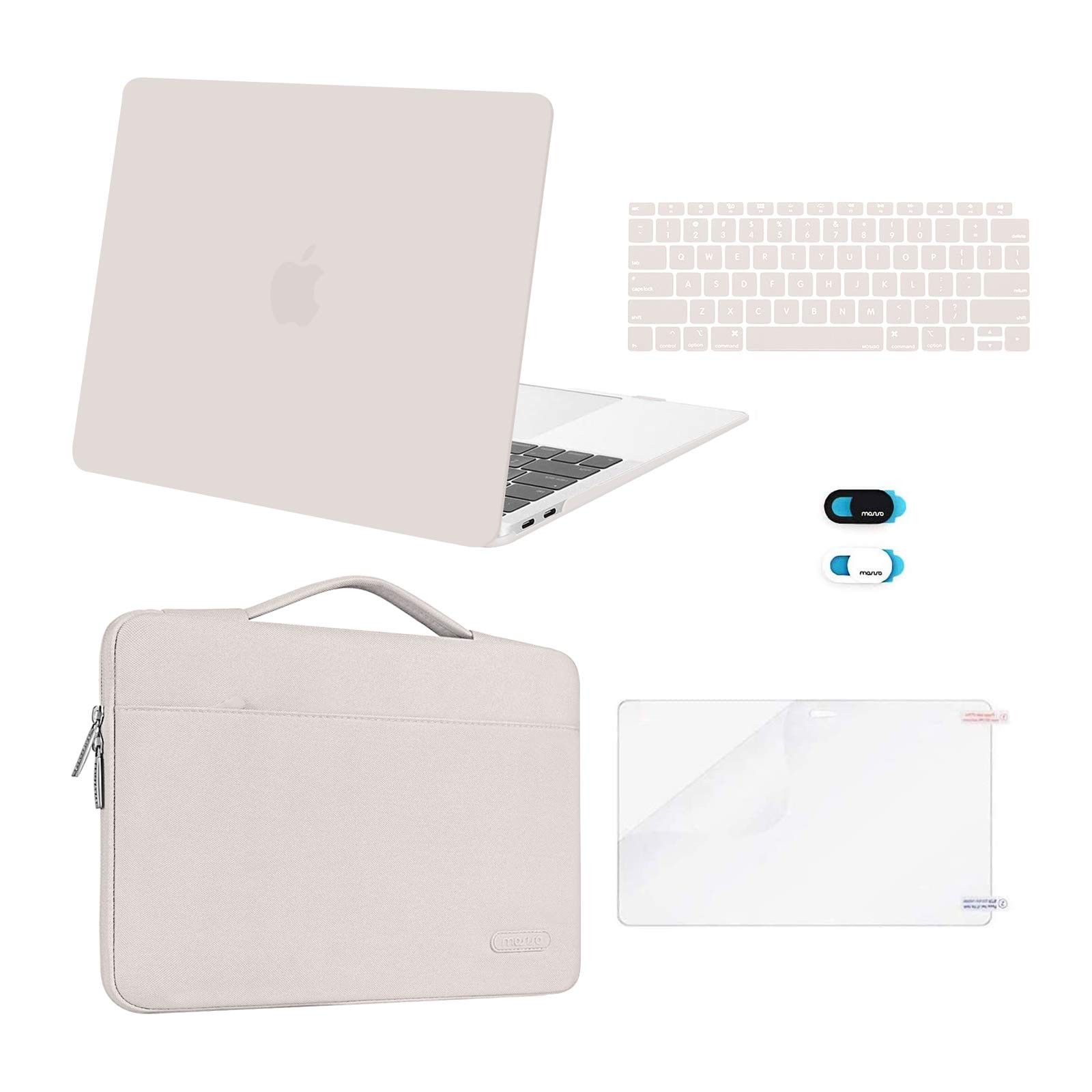 MOSISO Case Bag Keyboard Skin Hard Shell for MacBook Air 13in M1 Rock Gray