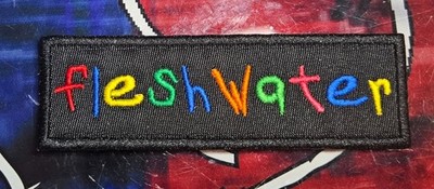 EMBROIDERED FLESHWATER POST-HARDCORE BAND PATCH (Please Read Ad)