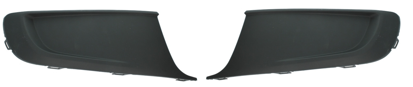 Grilles de pare-choc VW Touran 2010 noir haute résistance en finition d'origine