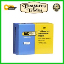 Galvanised Black Upholstery Staples Type 71 14mm Pack of 10000 0.0019 per staple