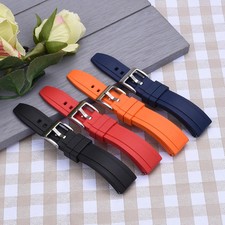 Quick Release FKM Rubber Watch Band 18 19 20 ...