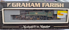 N Gauge Locomotive - Graham Farish 61xx Prairie Tank BR Green Lined 5153 L/C A