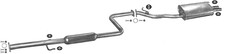 Silenziatore scarico Honda Accord Berlina 2.0 2.2 131/150cv 1996-1998