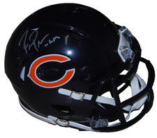 RYAN POLES signed (CHICAGO BEARS) mini football helmet BECKETT BAS BW61057