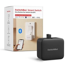 SwitchBot Smart Button Pusher Bluetooth Fingerbot Rocker Switch App Timer Black