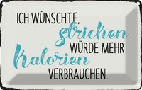 Blechschild 12X18 Cm Ich WüNsche Stricken WüRde Spruch Zitat Deko Geschenk Metal