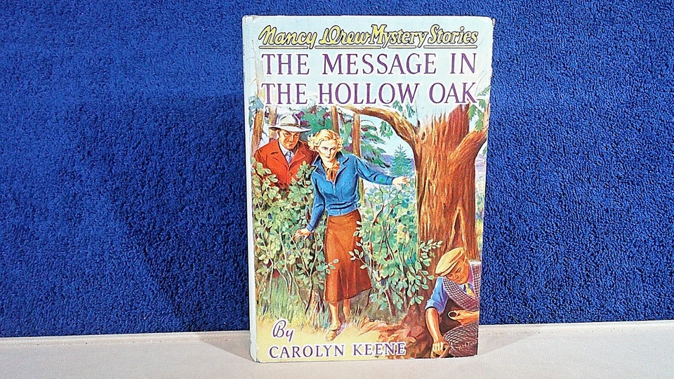 NANCY DREW NO SPINE SYMBOL INTERNALS MESSAGE IN THE HOLLOW OAK 1936C-6 M. WIRT - Image 2 of 4