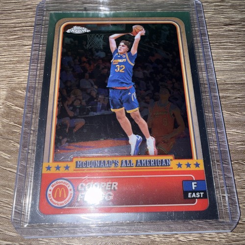 Cooper Flagg [Blue RayWave Refractor] #28 2024 Topps Chrome McDonald’s All American card