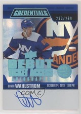 2019 Credentials Debut Ticket Access Autos /299 Tier 1 Oliver Wahlstrom Auto 1q2