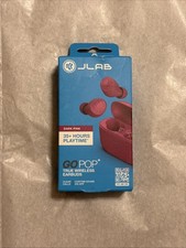 JLAB Go Pop Plus Wireless Earbuds - Dark Pink
