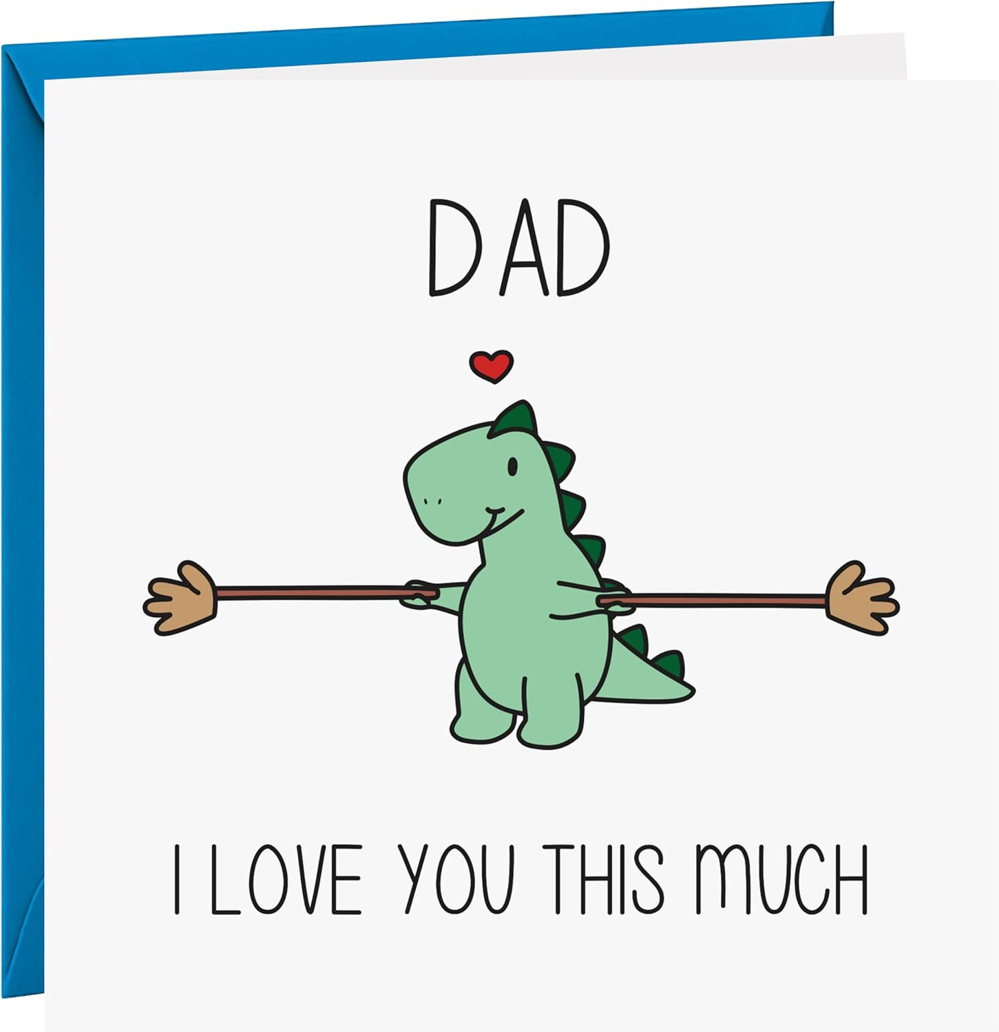 Fathers Day Card Cute Thoughtful Happy Father'S Day Card for Dad Daddy from Son