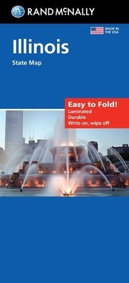 Rand McNally Easy to Fold: Illinois State Laminated Map (Map) (US IMPORT)