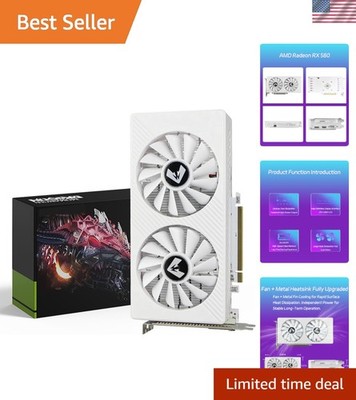 Gamers' Choice: AMD Radeon RX 580 8GB GDDR5 Card with FreeSync Vivid Visions